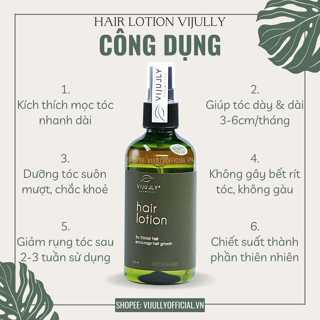 Xịt tóc, Tinh dầu bưởi, Xịt bưởi Vijully chính hãng, kích mọc tóc, giảm rụng tóc, dưỡng tóc, chăm sóc tóc, xịt mọc tóc