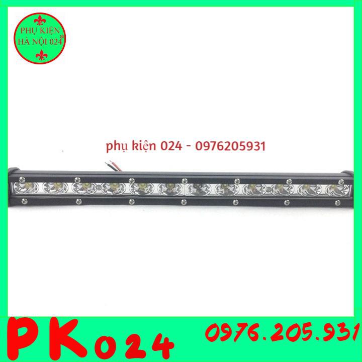 Đèn Trợ Sáng LED Bar 12 Bóng Dài 35cm Dành Cho Ô Tô Ánh Sáng Trắng-Vàng