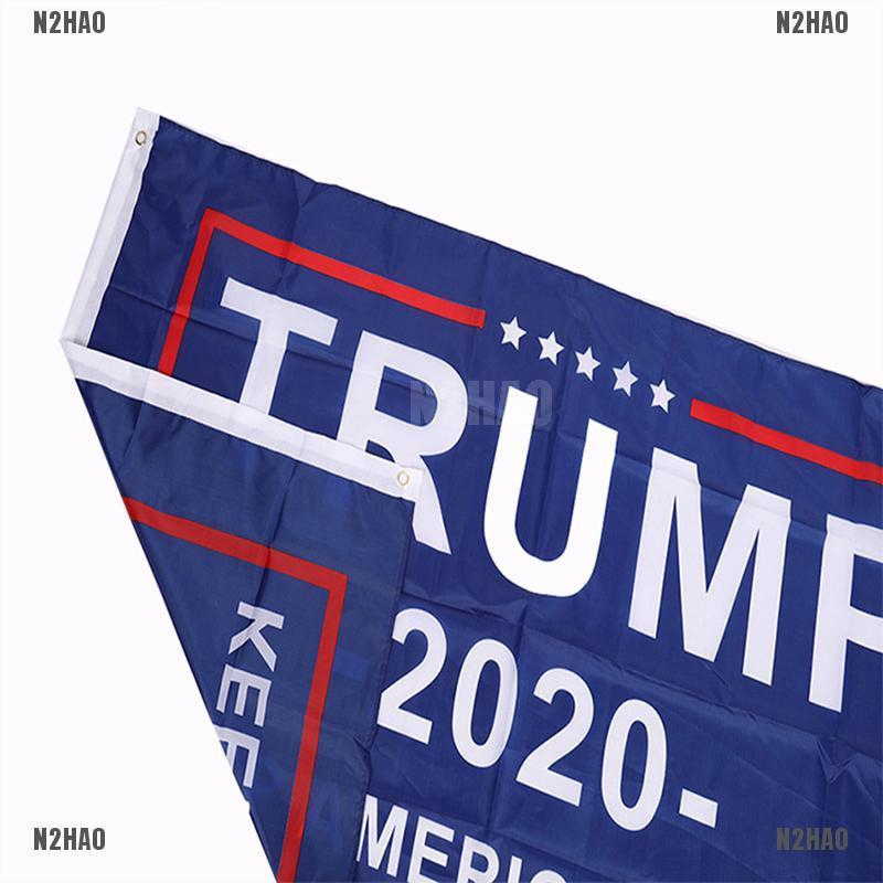 Cờ treo ủng hộ tổng thống Mỹ Donald Trump kỳ tranh cử 2020 kích thước 90*150cm
