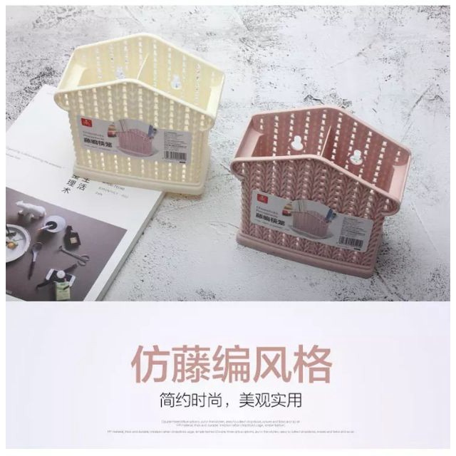 Ống cắm đũa mây đan Hàn Quốc TA