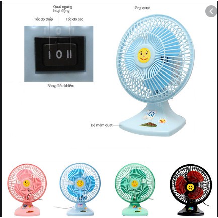 Quạt bàn  Lifan B106 ⭐️ Bảo Hành 1 Năm tiện lợi sử dụng văn phòng