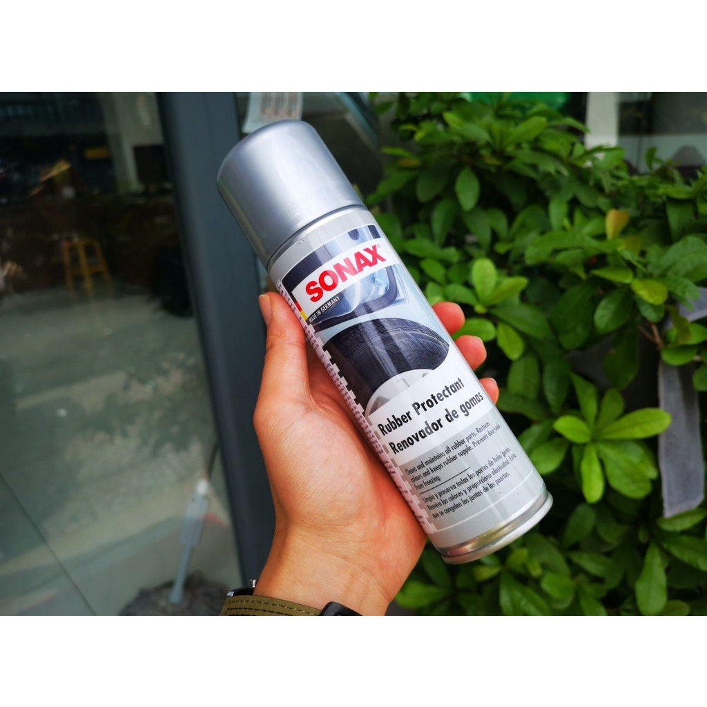 Xịt bảo dưỡng cao su, ron cửa, lốp xe Sonax Rubber Protectant 300ml