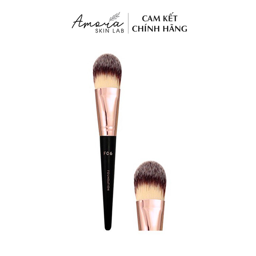 Cọ Đánh Nền Dẹp Đầu Tròn Vacosi Makeup House Foundation Brush F06 - Amora Skinlab