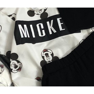 Set mickey kèm yếm HM đen dành cho bé trai
