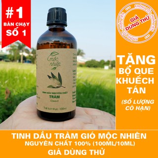 Tinh dầu Tràm Gió Mộc Nhiên, tinh dầu xông đèn và cho mẹ và bé