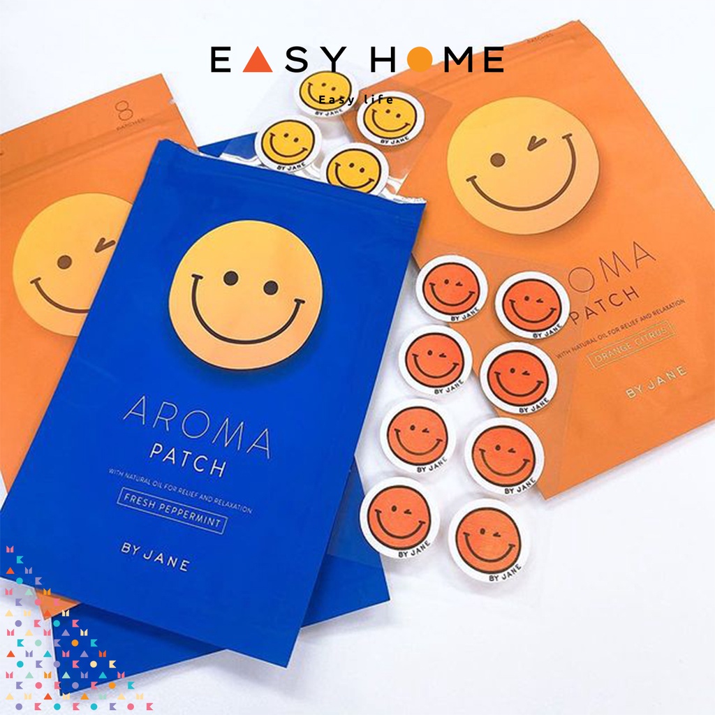 Sticker dán khẩu trang Smile Aroma Patch by JANE