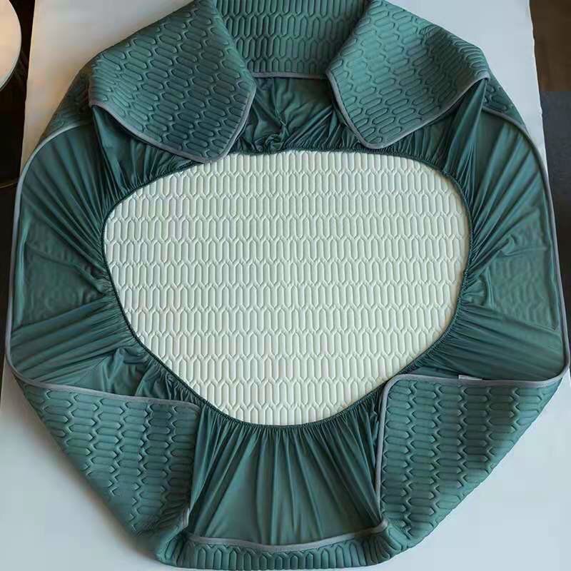 Chiếu điều hòa tencel,chiếu cao su non ga chun caosu màu trơn