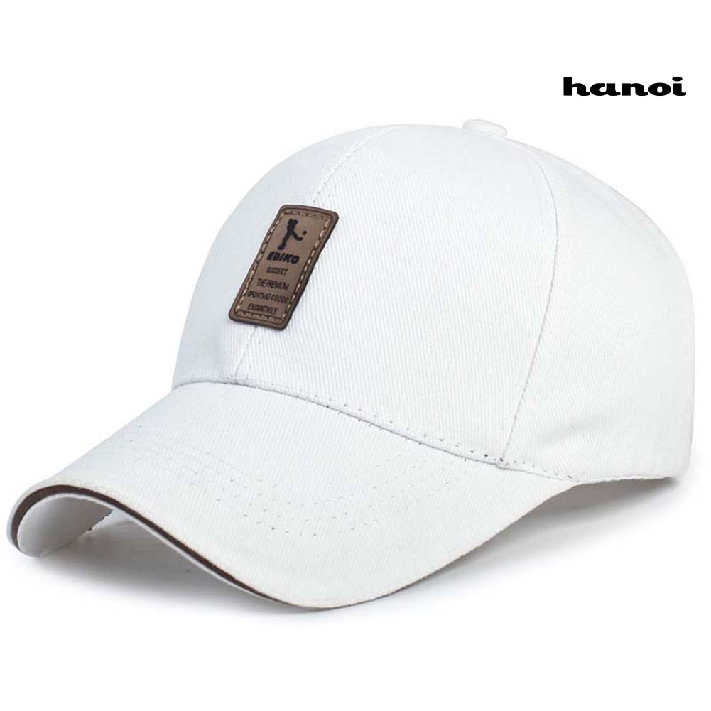 Mũ lưỡi trai màu trơn chống nắng thời trang mùa hè cho nam và nữ