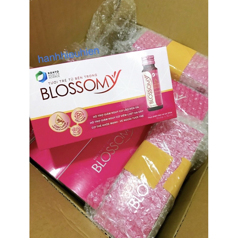 Collagen Blossomy - sáng da, khoẻ dạ dày - Hộp 10 chai | BigBuy360 - bigbuy360.vn