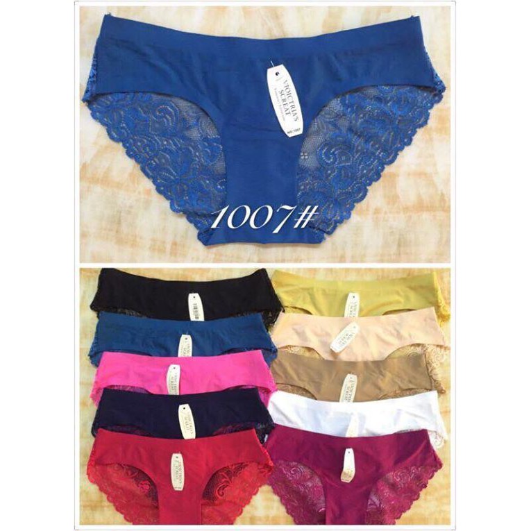 Quần lót pha ren trộn màu 10 chiếc 1 lố