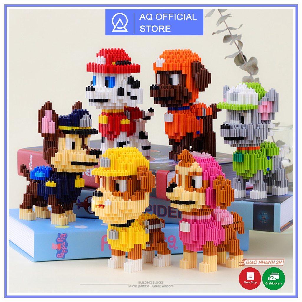 Bộ đồ chơi Lego PaW Patrol những chú chó cứu hộ - BST 6 Lego Đội Chó Cứu Hộ 3D Hot trend