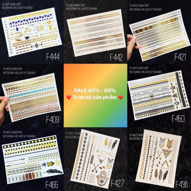 Flashtattoo - xăm dán ánh kim