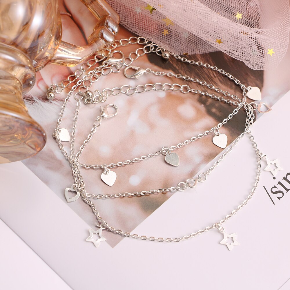 Lắc Chân Nhiều Lớp Phong Cách Bohemian Thời Trang | BigBuy360 - bigbuy360.vn