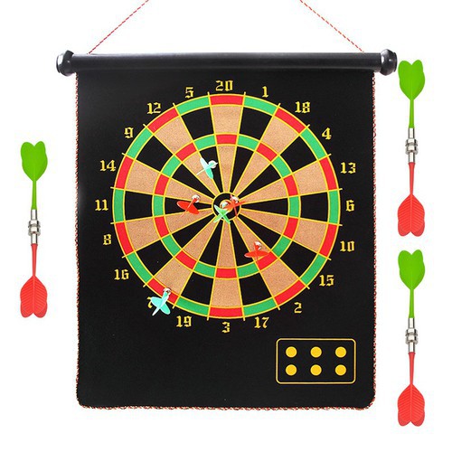 Bảng phóng phi tiêu nam châm 2 mặt 17 inch