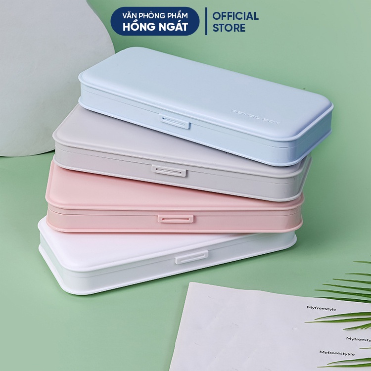 Hộp đựng bút nhựa, hộp đựng bút để bàn cute đa năng nhiều ngăn giá rẻ đồ dùng học tập dễ thương văn phòng phẩm OB12