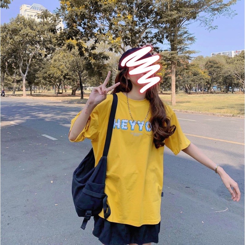 Áo thun❤ Có size tay lỡ Unisex HEYYOU