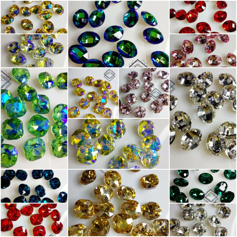 Combo 100v đá khối chân vàng