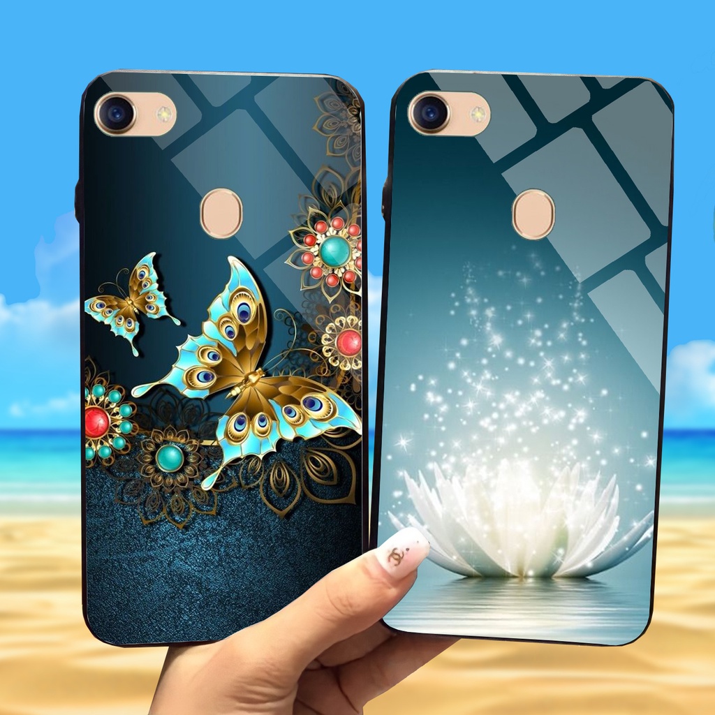 Ốp Lưng OPPO F5, F7, F5 YOUTH Mặt kính cường lực sáng bóng, cao cấp