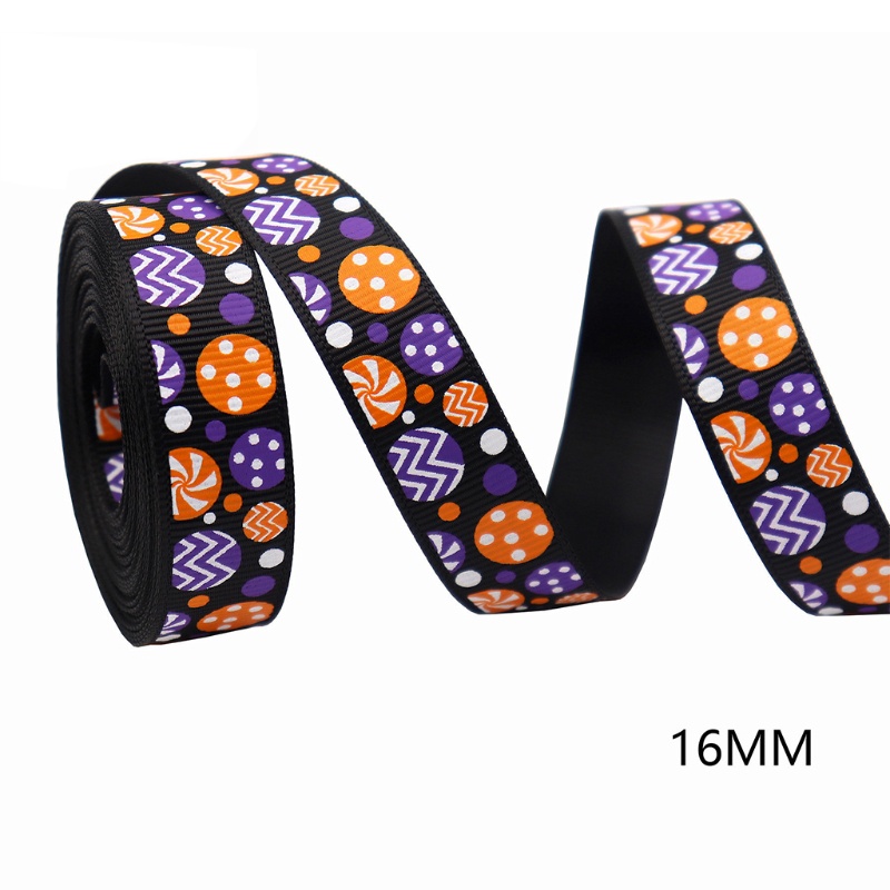 Dây Ruy Băng Nhiều Màu Sắc Dùng Gói Quà Halloween