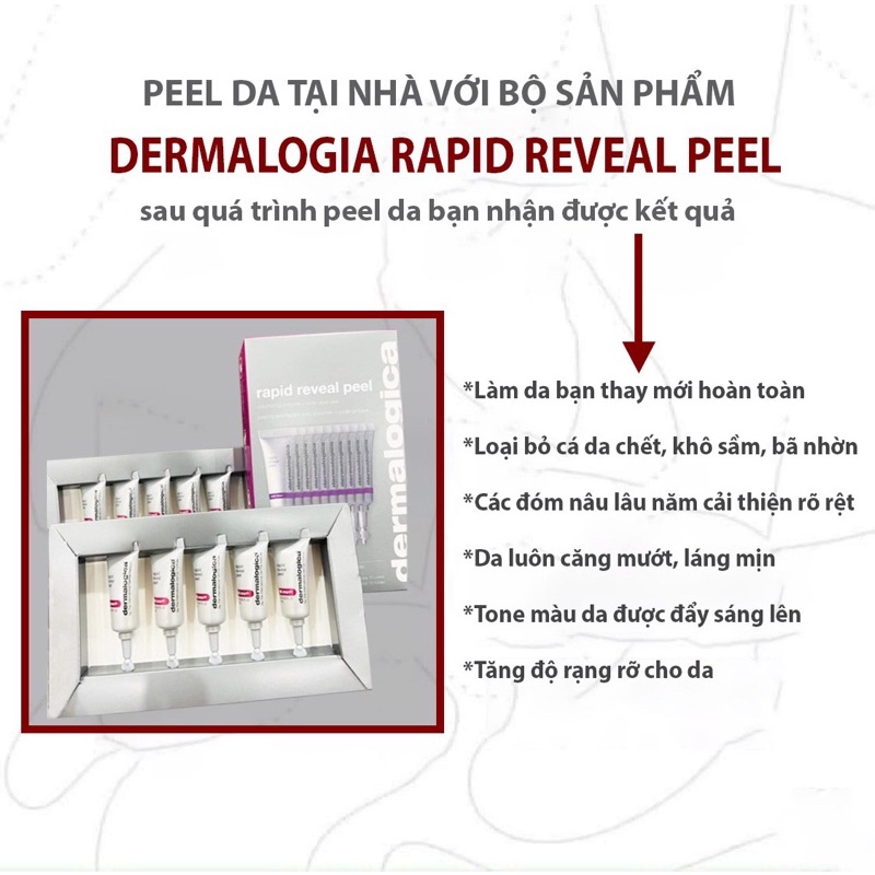 RAPID REVEAL PEEL (lột tẩy da tại nhà Siêu dễ, Siêu tiện)