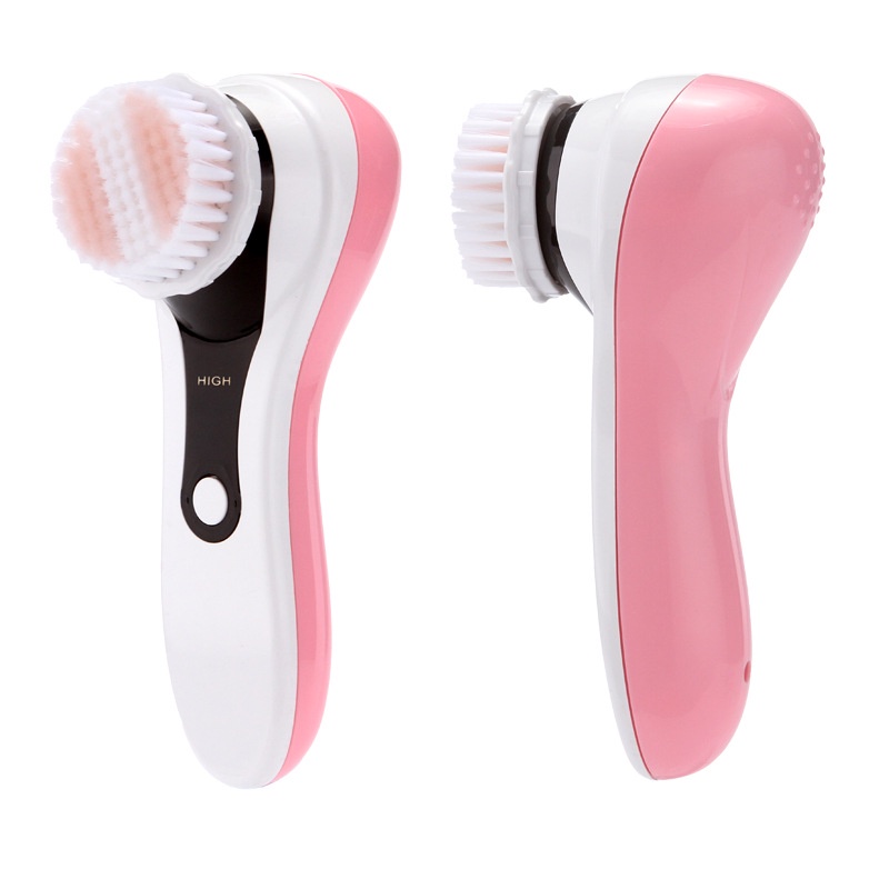 Máy rửa mặt massage 5in1 mát xa rửa mặt tẩy tế bào chết sạc pin - Mẫu mới 2022