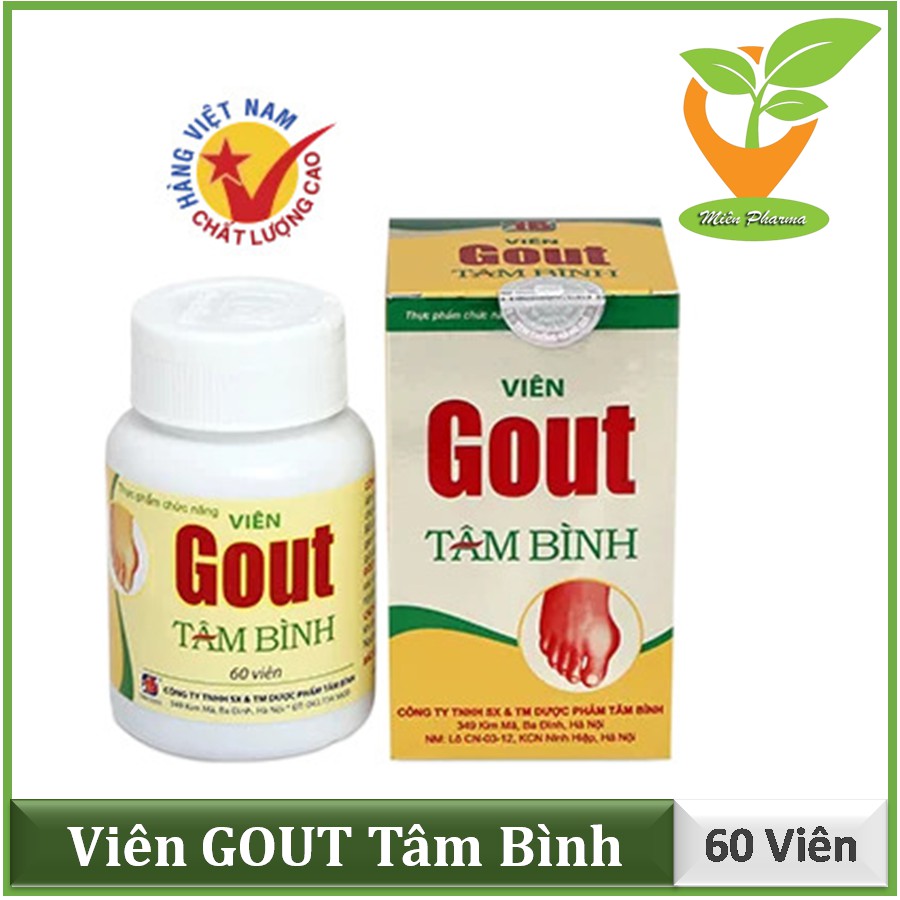 Viên Gout Tâm Bình 60 Viên