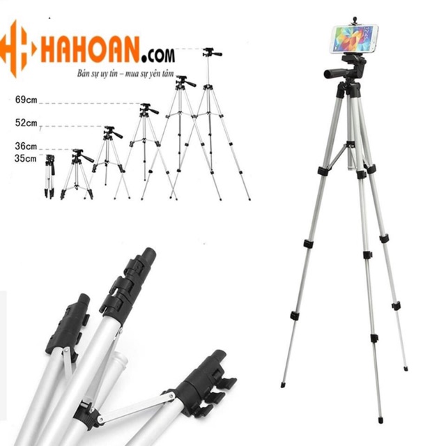 Giá đỡ chụp ảnh TRIPOD, phù hợp với nhiều dòng điện thoại