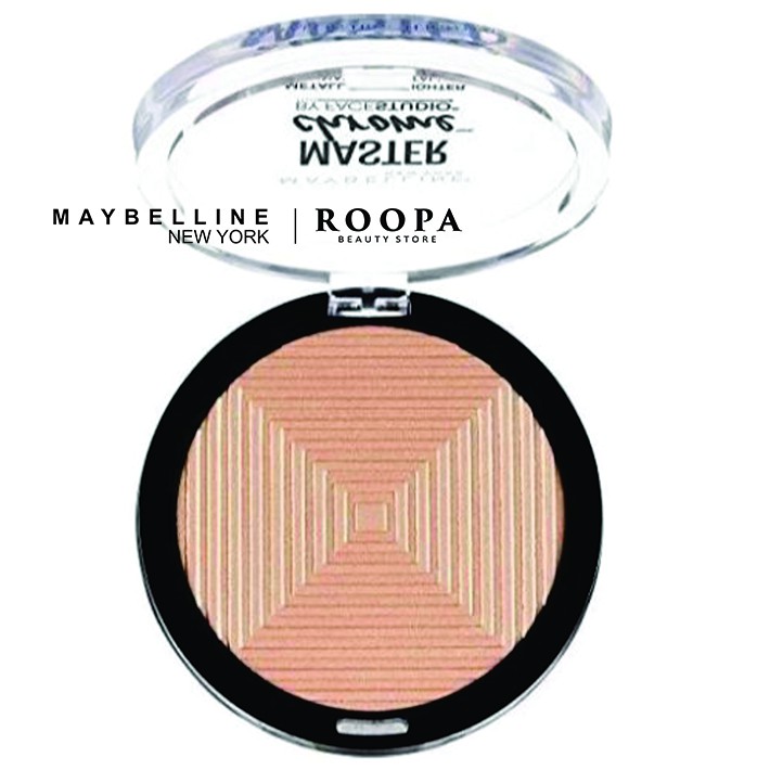 (hàng Mới Về) Phấn Bắt Sáng Maybelline Master Ánh Kim Loại Vàng 100 Molten