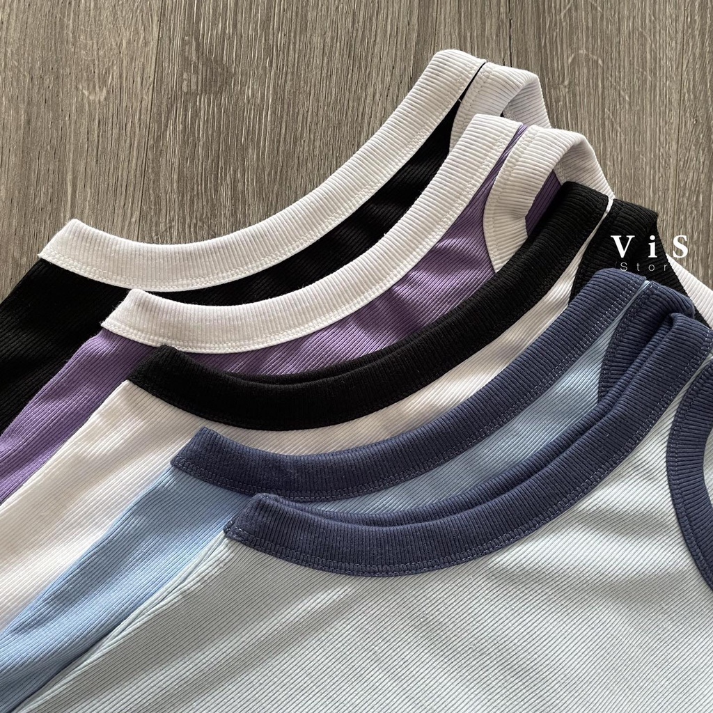 Áo croptop nữ sát nách dáng ôm