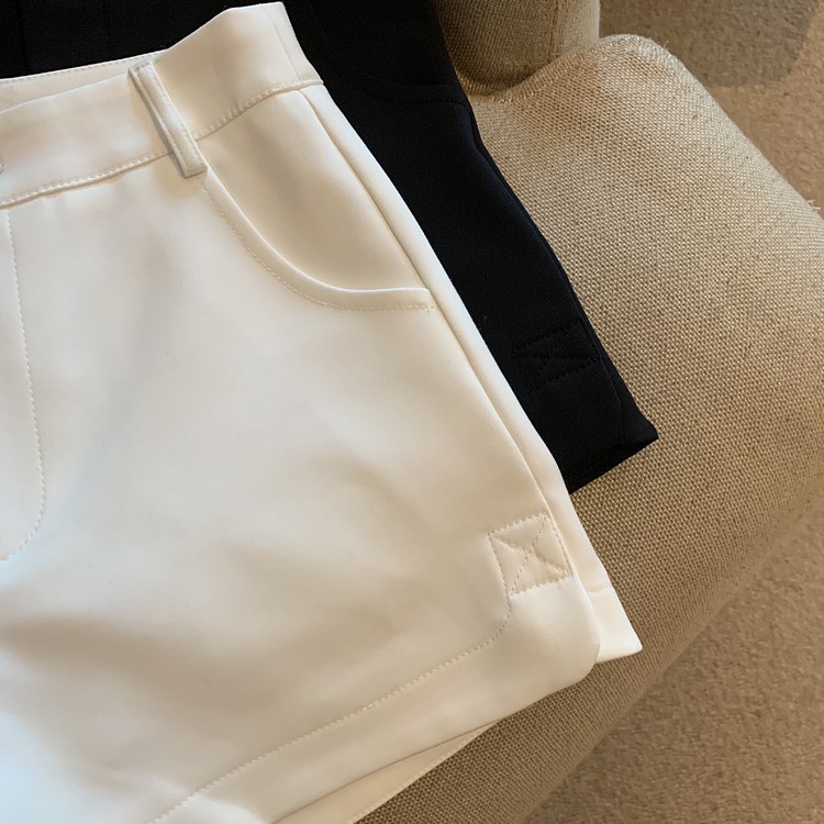 NUZIRO  Quần short  lưng cao màu sắc thanh lịch cho nữ