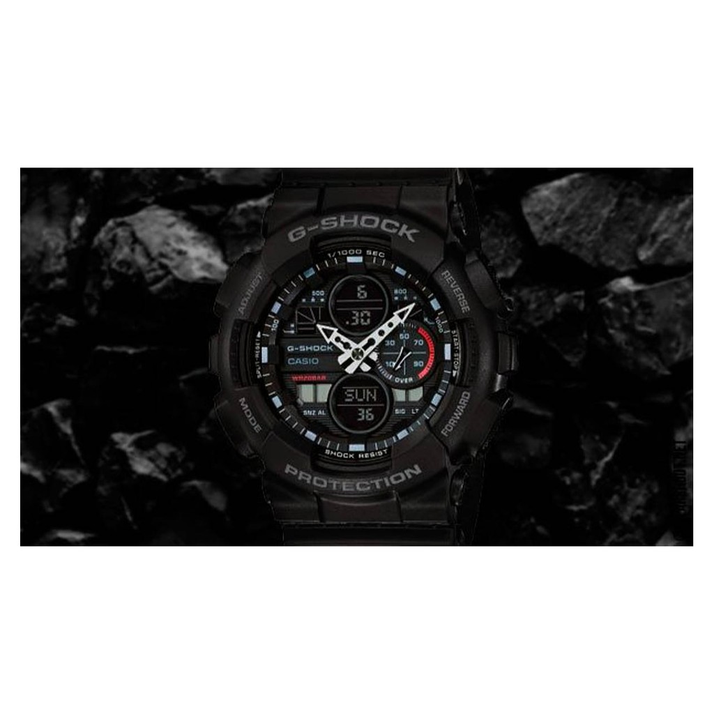 Đồng Hồ Casio Nam Dây Nhựa G-SHOCK GA-140-1A1 Chính Hãng