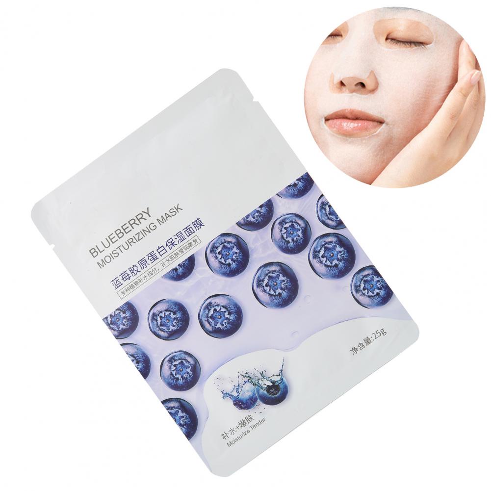 Mặt Nạ Collagen Việt Quất Dưỡng Ẩm Chăm Sóc Da Mặt 25g Mùa Thu063