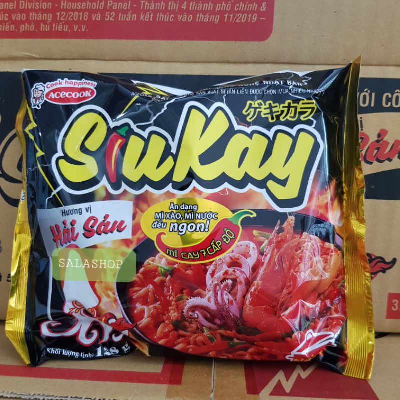 [Mã GROXUAN1 giảm 8% đơn 150K] MÌ SIUKAY HẢI SẢN 7 CẤP ĐỘ