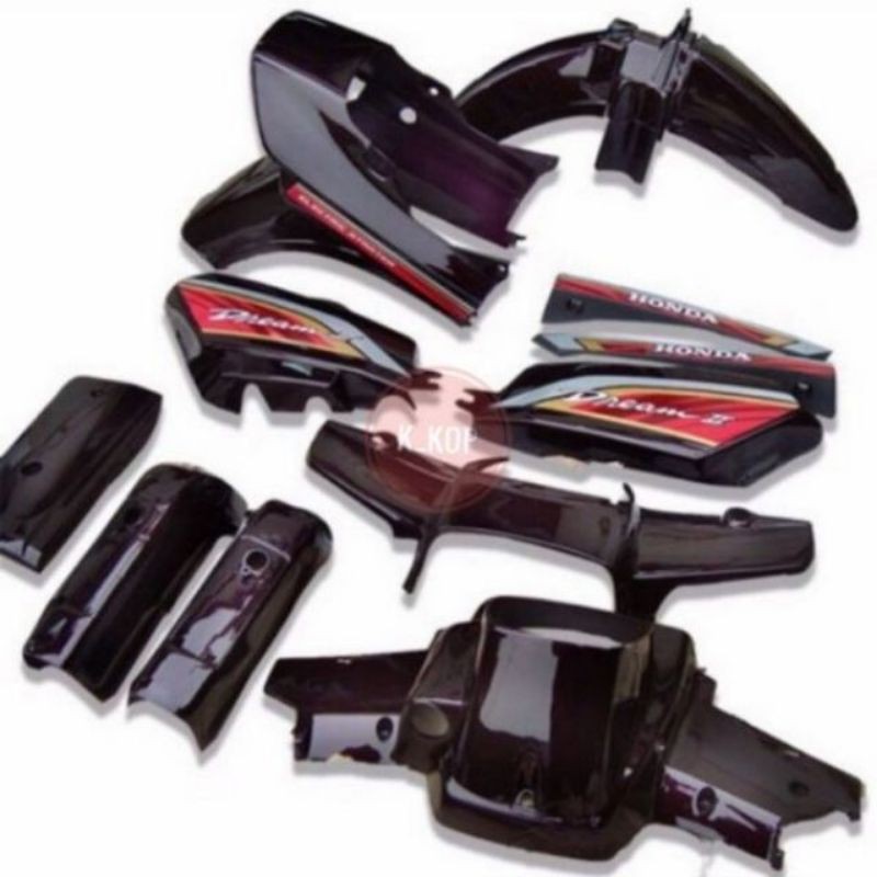 bộ vỏ nhựa dream nguyên sinh kèm tem thái lửa