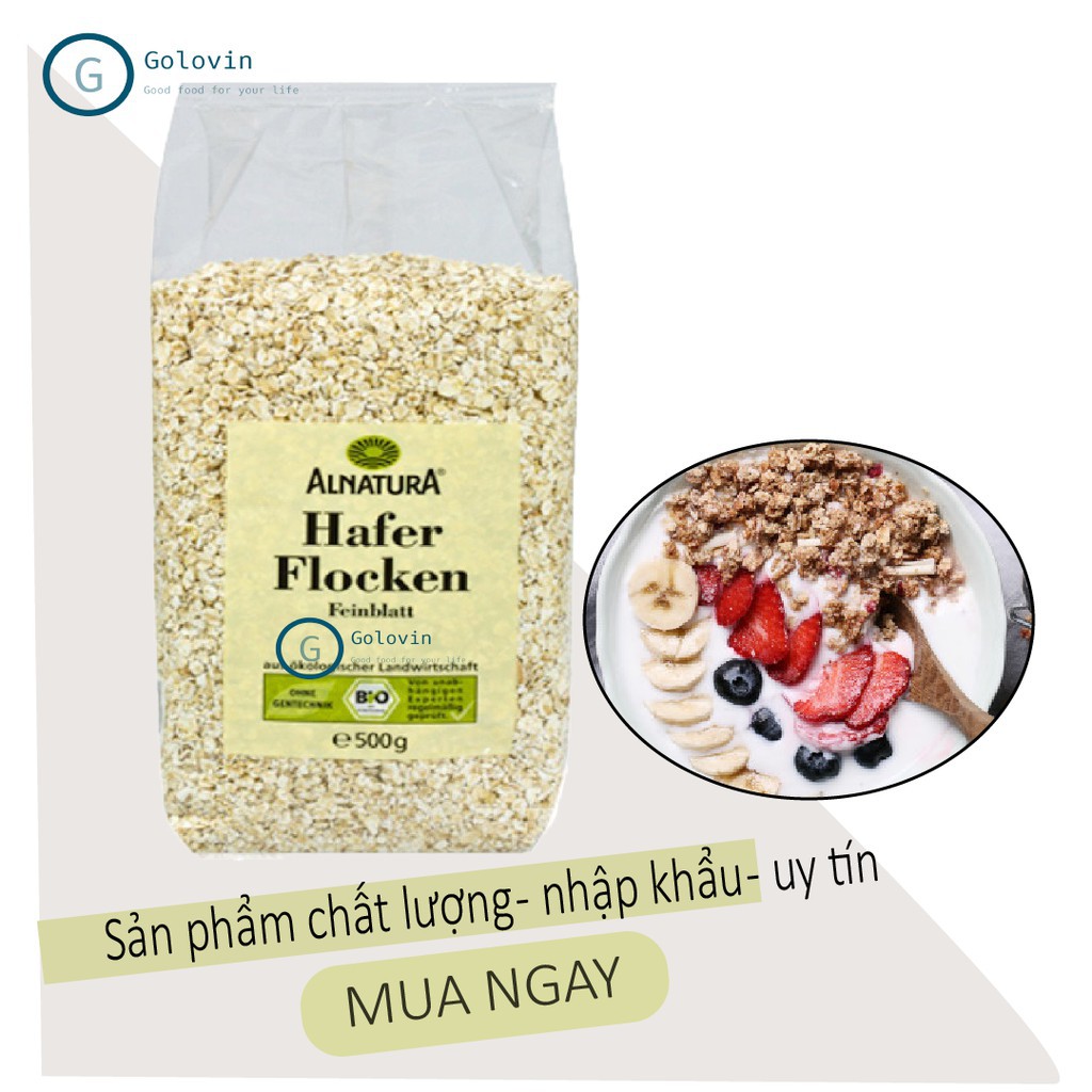 Yến Mạch BIO Đức Hafer Flocken (500gram) | Viettin Mart.