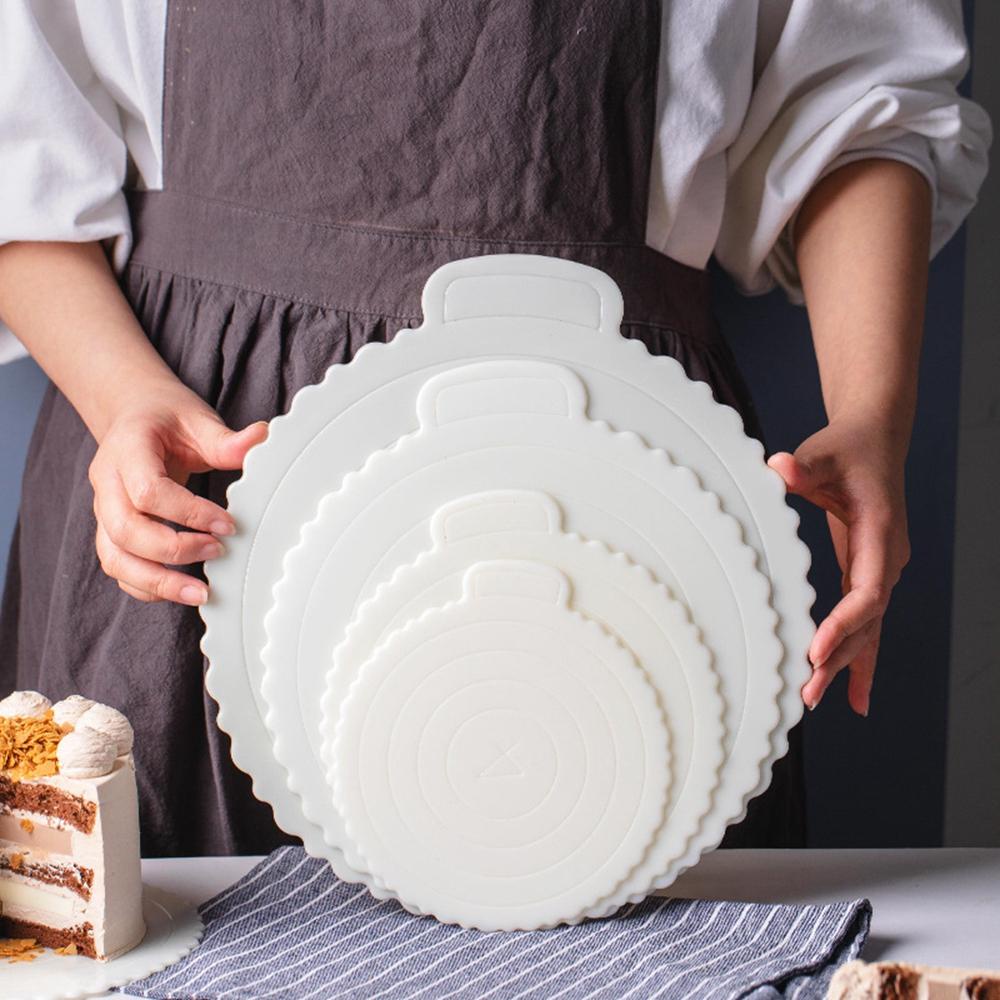 Khay Nhựa 4 / 6 / 8 / 10inch Đựng Bánh Kem Trang Trí Tiệc Cưới