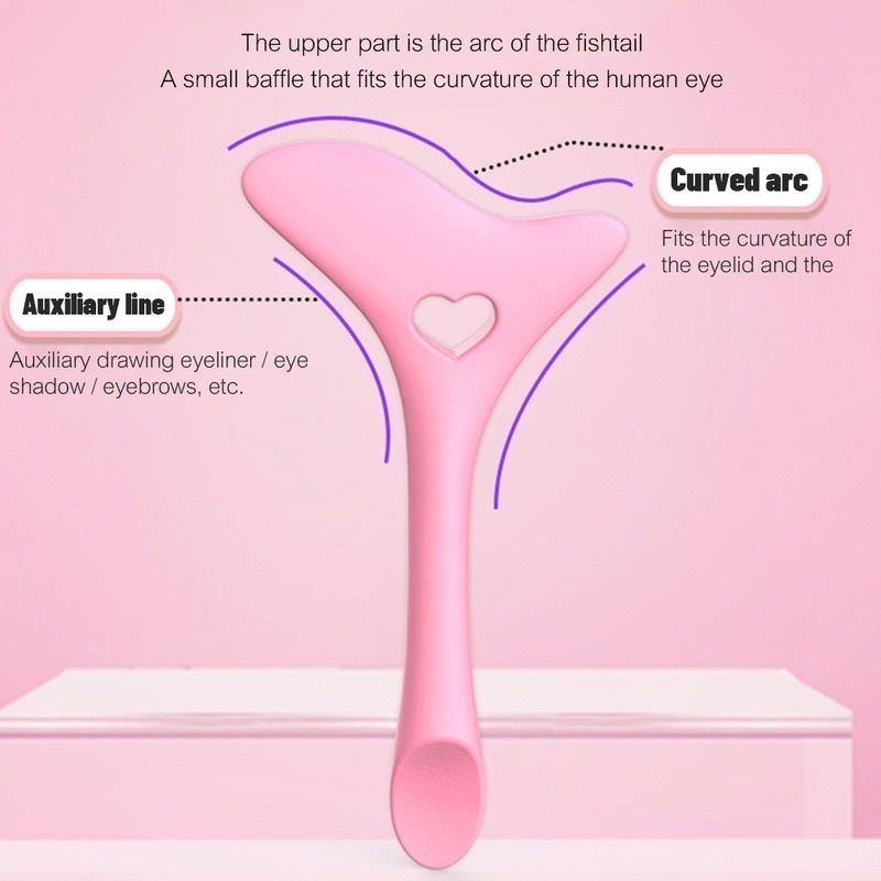 Khuôn Silicone Hỗ Trợ Kẻ Mắt Trang Điểm Đa Năng