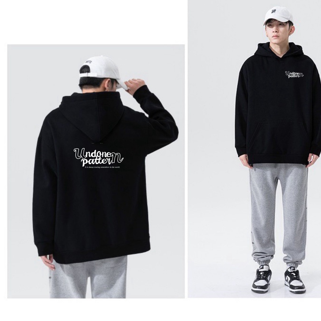 Áo hoodie unisex mùa đông - áo nỉ bông hoodie nam nữ form rộng in hình Under Patter