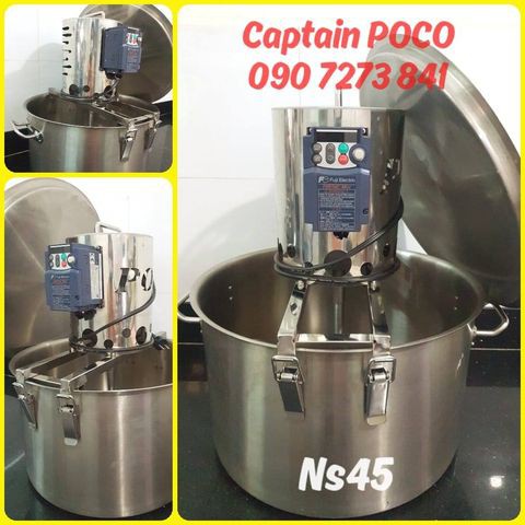 (2022 POCO CHÍNH HÃNG) NỒI SÊN NHÂN POCO 45CM HỘP CHỈNH BIẾN TẦN CAO CẤP (trục sên + tặng kèm nắp nồi)