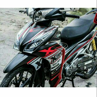Tem trùm wave RsX đỏ đen