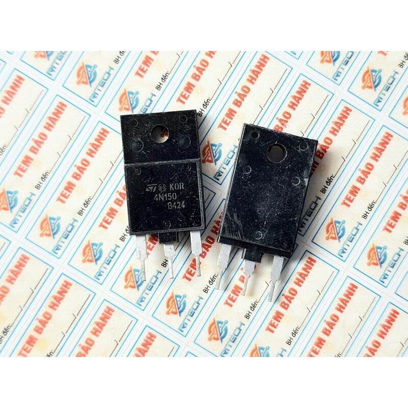 [Combo 2 chiếc] 4N150, STFW4N150 Mosfet kênh N 4A 1500V Tháo Máy