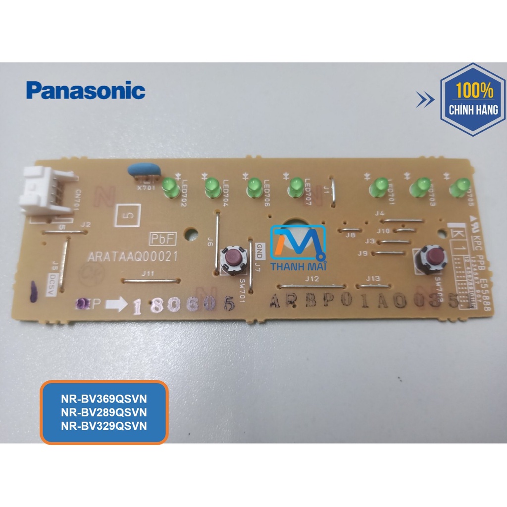 [Mã ELHA22 giảm 5% đơn 300K] Bo điều khiển nhiệt độ tủ lạnh Panasonic model NR-BV369QSVN