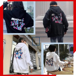 FREESHIP Áo Khoác Hoodie SWE Butterfly Unisex vải mềm mịn