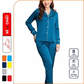 Bộ đồ ngủ nữ pyjama lụa gấm cao cấp - MAC boutique