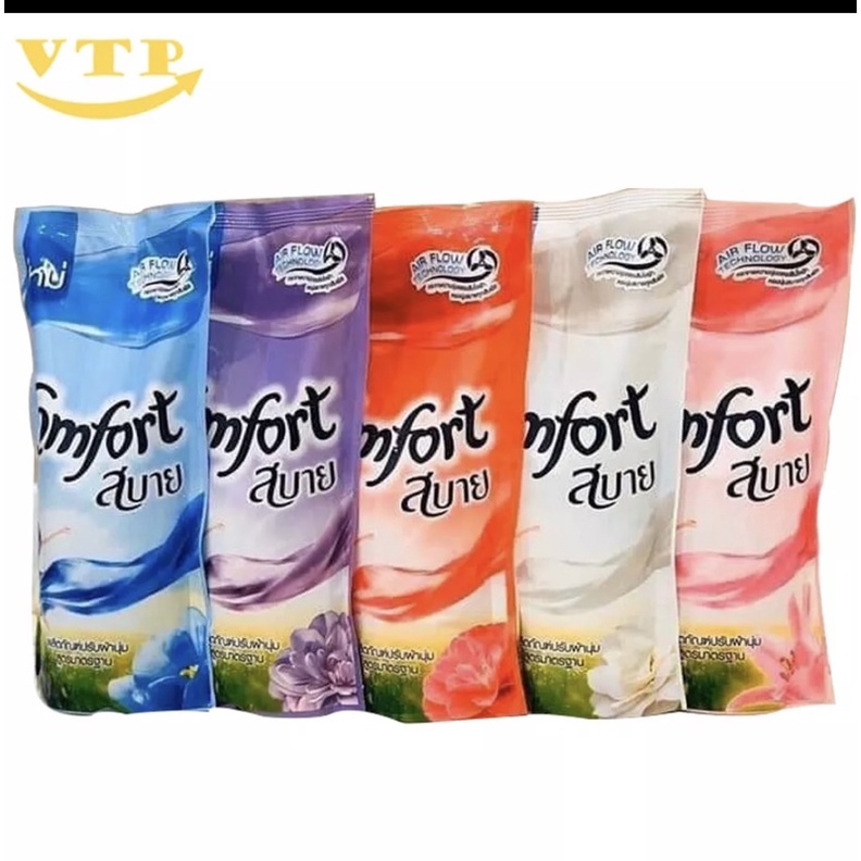 Combo 5 túi nước xả vải COMFORT 580ml- thái lan (chọn mùi tùy ý)