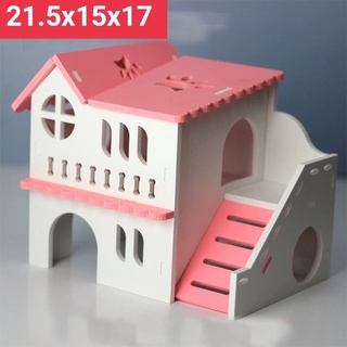 Nhà gỗ biệt thự cho thú cưng - Hamster