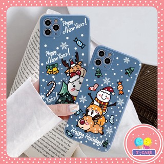 Ốp iphone - Ốp lưng dẻo cạnh vuông Noel Happy holiday 6/6plus/7/8/7plus/8plus/x/xs/xsmax/11/11promax/12