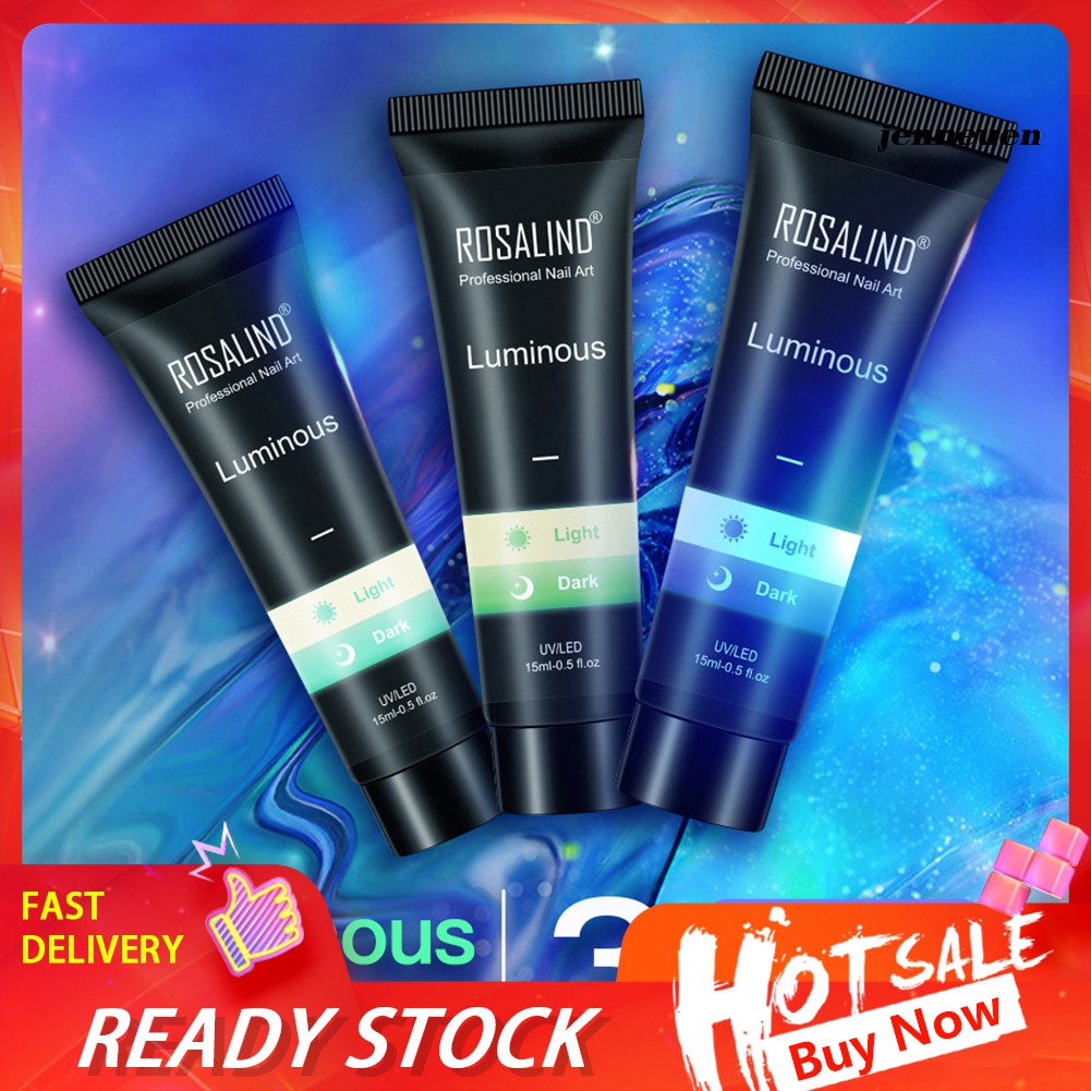 [Hàng mới về] Keo Dán Móng Tay Phát Quang Nổi Bật 15ml