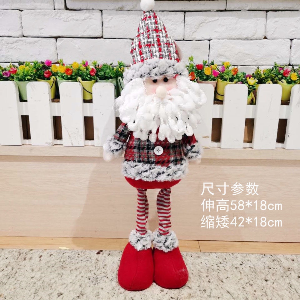 Búp bê ông già nô-en/người tuyết thu gọn được dùng làm quà tặng giáng sinh mới