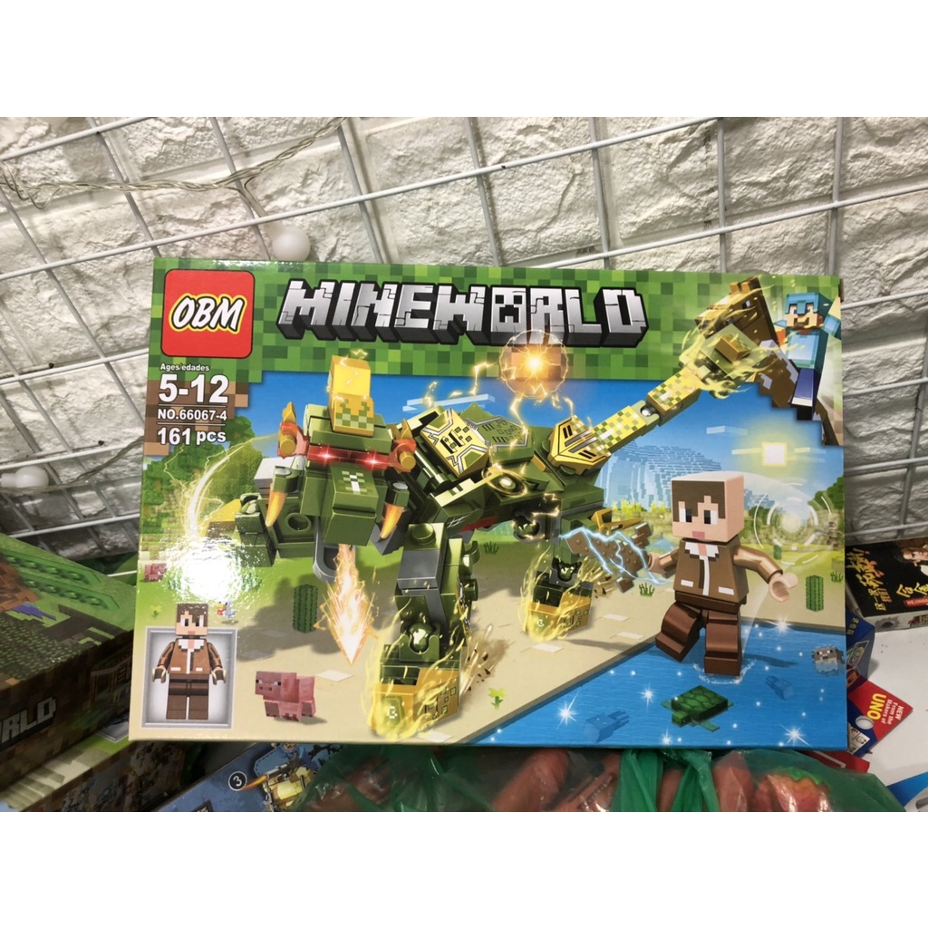Lego Minecraft  Lego Myworld Ngôi Nhà Trên Rừng Tuyết, Lâu Đài, Trang Trại